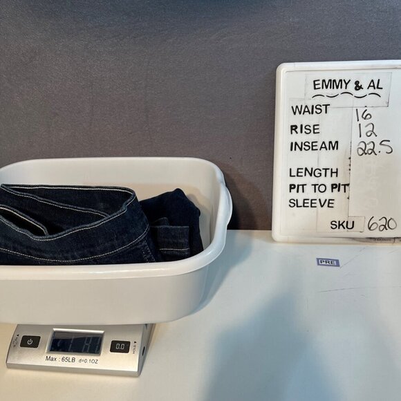 J Crew Mercantile Womens Highest Rise Sailor Pant Jeans Size 30 Nautical Blue - Picture 13 of 13